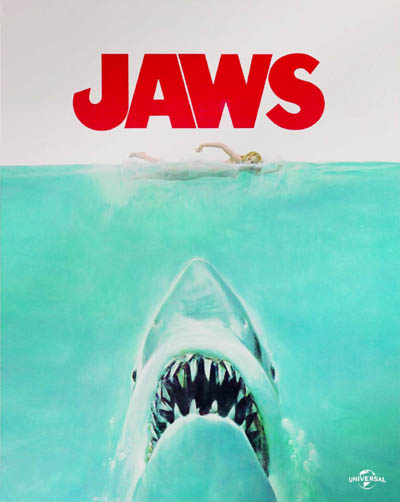 DVD cover of the Steven Spielberg movie ‘Jaws’