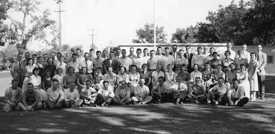 SRI (Stanford Research Institute) group photo (of the ERMA team)