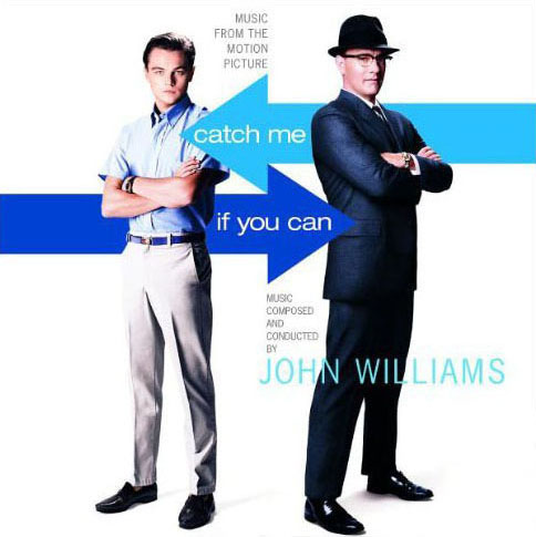 Booklet cover of the John Williams soundtrack for ‘Catch Me If You Can’
