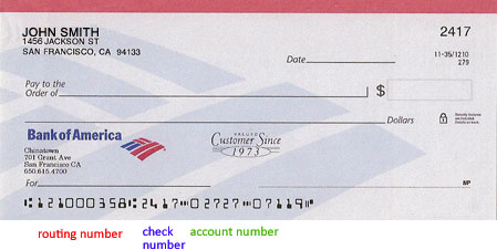 how to order check online bank of america
