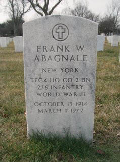 Gravestone of Frank Abagnale Sr.
