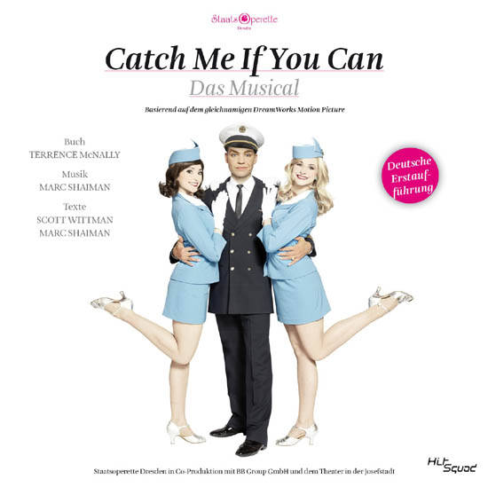 Booklet cover of the German musical CD ‘Catch Me If You Can - Das Musical’