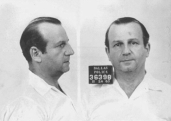 Mug shot of Jack Ruby (né Jack Rubinstein), assassin of Lee Harvey Oswald