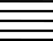 Pattern of straight lines