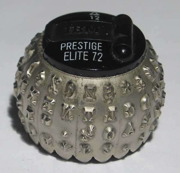Typeball for an I.B.M. Selectric electric typewriter